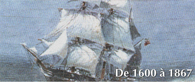 De 1600 à 1867